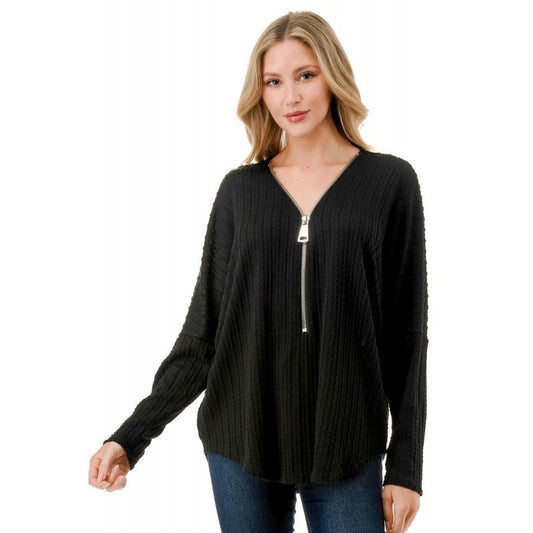 Ariella Light Weight Zip Top
