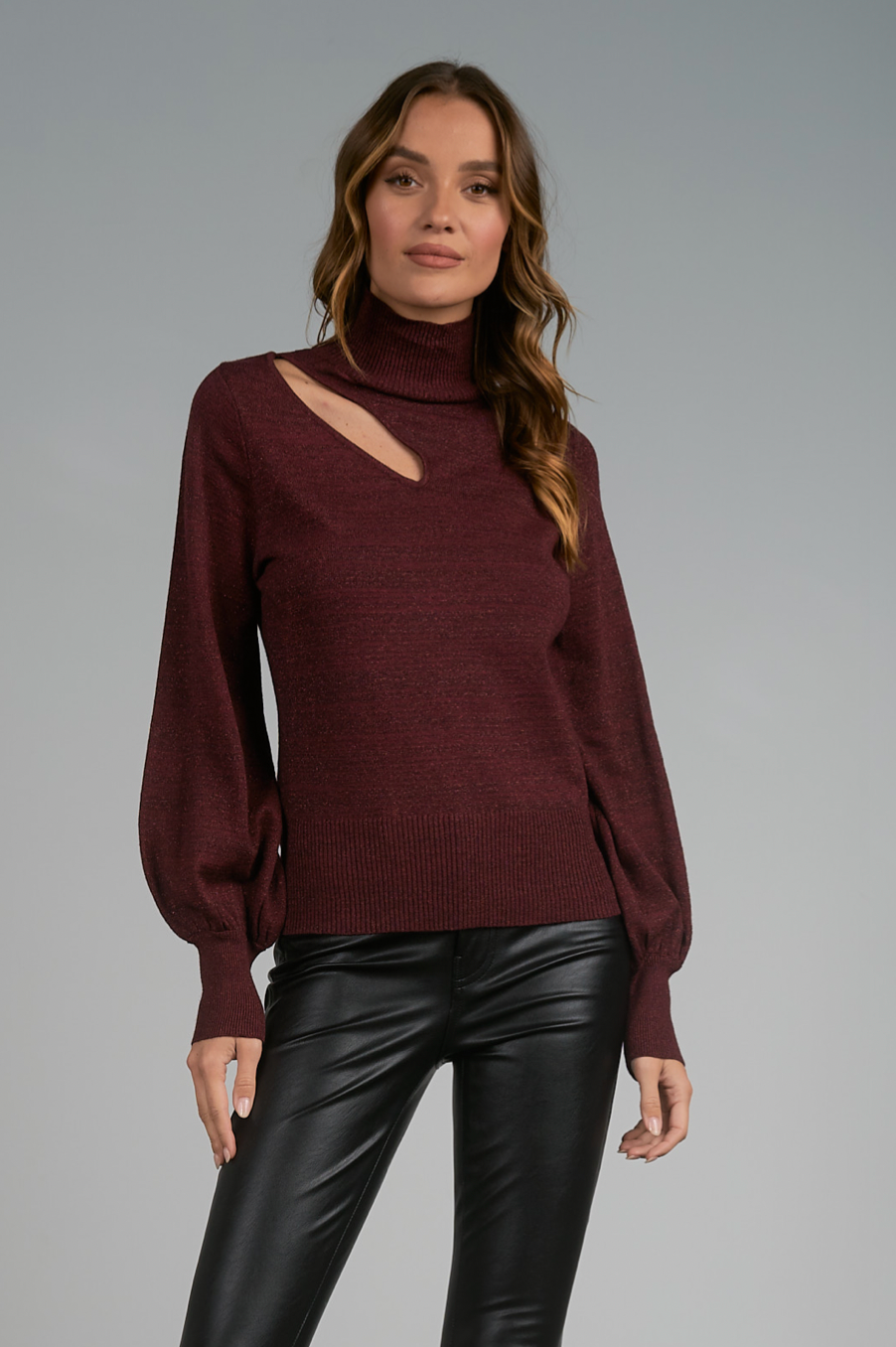 Rose Cut Out Sweater