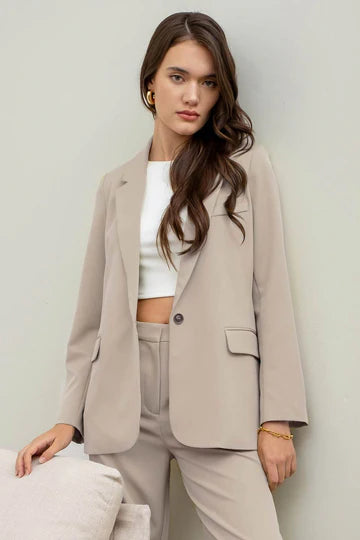 Blu Pepper Long Sleeve Blazer