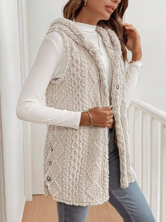 Hooded Fleece Vest