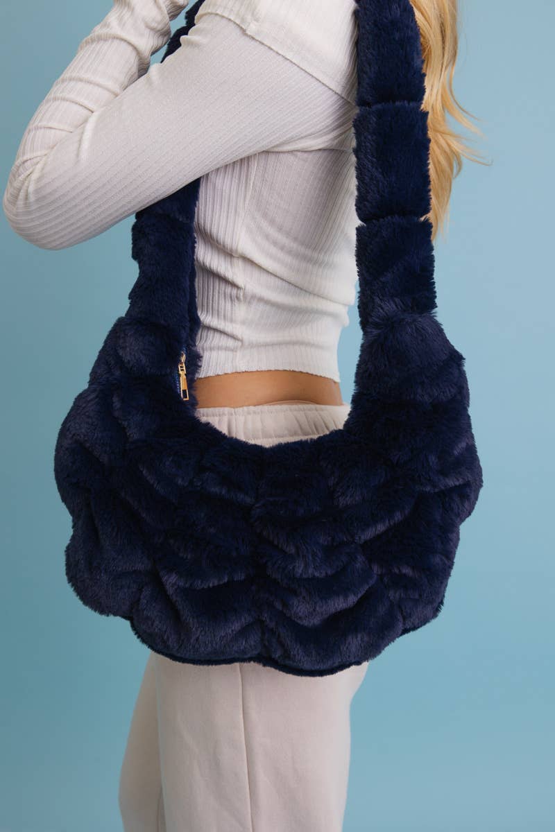 Plush Cloud Knit Cross Body Bag ⛅️