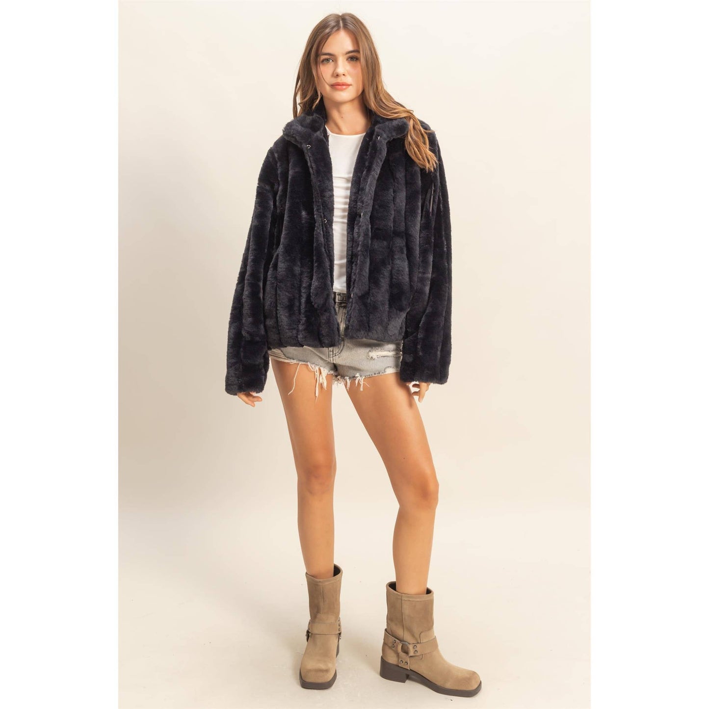 Faux Fur Jacket