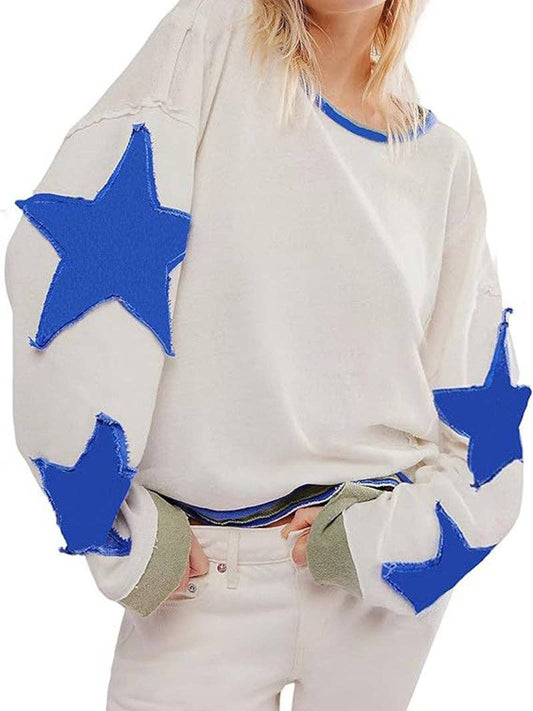 Star Patchwork Pullover