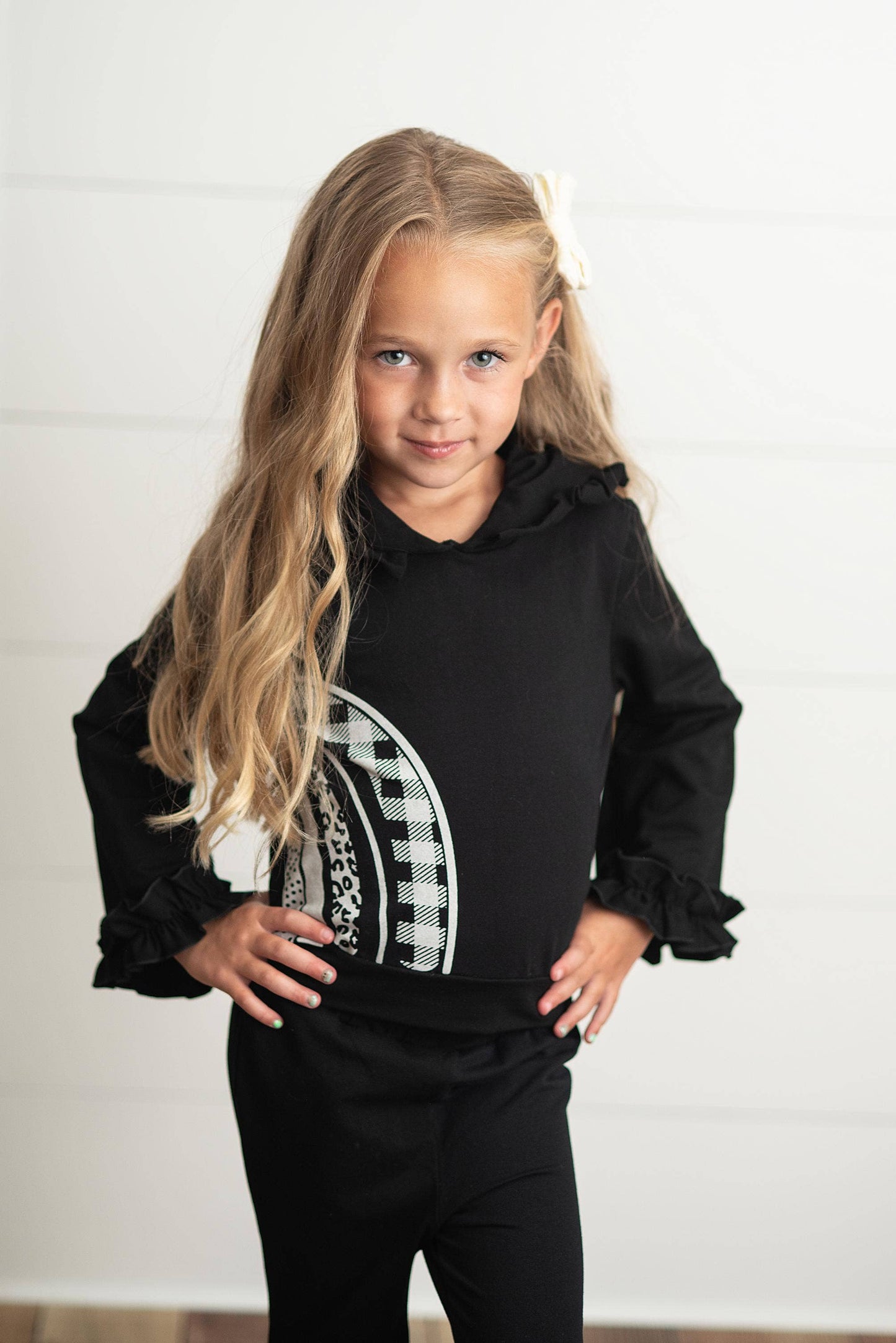 Kids Black & White Rainbow Check Set